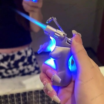 🔥桃園有貨🔥造型打火機🔥網紅高顏值火燄打火機 會髮光的美女防風打火機炫酷高顔值ins網紅高檔個性噴槍送男友 O7ZX