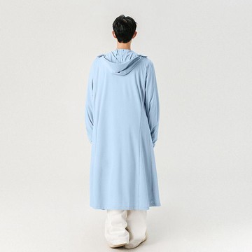 ✨臺灣出貨✨2026夏季新款長款全身防曬衣 男女冰感外套 超長防曬服 防紫外線抗UV 連帽防風 騎車戶外必備