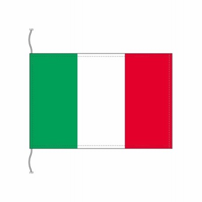 TOSPA イタリア 国旗 卓上旗 旗サイズ16×24cm テトロントロマット製 日本製 世界の国旗シリーズ