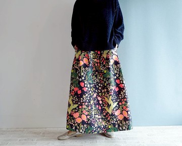 隨心繫列 - 瘋狂織紋長裙 90公分