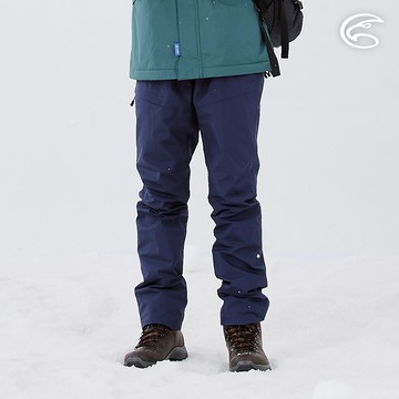 ADISI 童防水防風透氣保暖長褲 AP2421028 午夜藍 (130-160)｜內刷毛 防水透濕 超撥水 防潑水 快乾