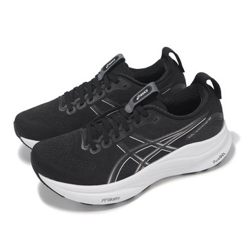 Asics 慢跑鞋 GEL-Kayano 32 D 寬楦 女鞋 黑 白 支撐 運動鞋 亞瑟士 1012B839002