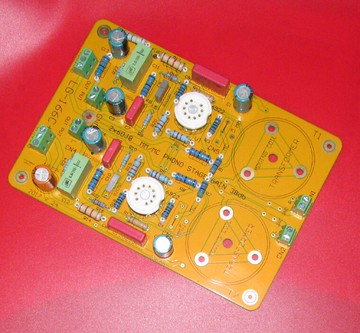 LG166C  6DJ8電子管膽機唱頭放大器MM和MC(唱放)  衰減式放大器