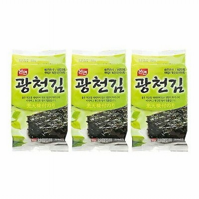 光天 海苔お弁当「8枚入ｘ3袋」/韓国味付け海苔/韓国食品/韓国料理/韓国食材/韓国お土産