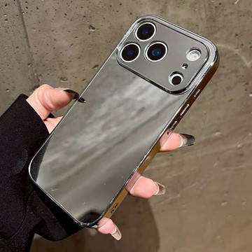 高級感 鏡子玻璃殼 適用於 iPhone 17 16 pro max XR 8p 11 12 13 14 15 手機殼