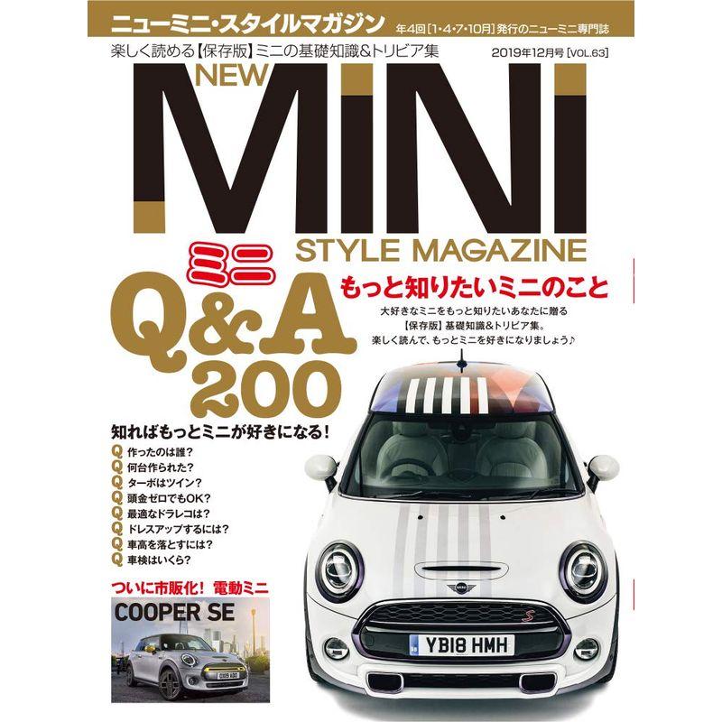 NEW MINI STYLE MAGAZINE 2019年12月号 VOL.63