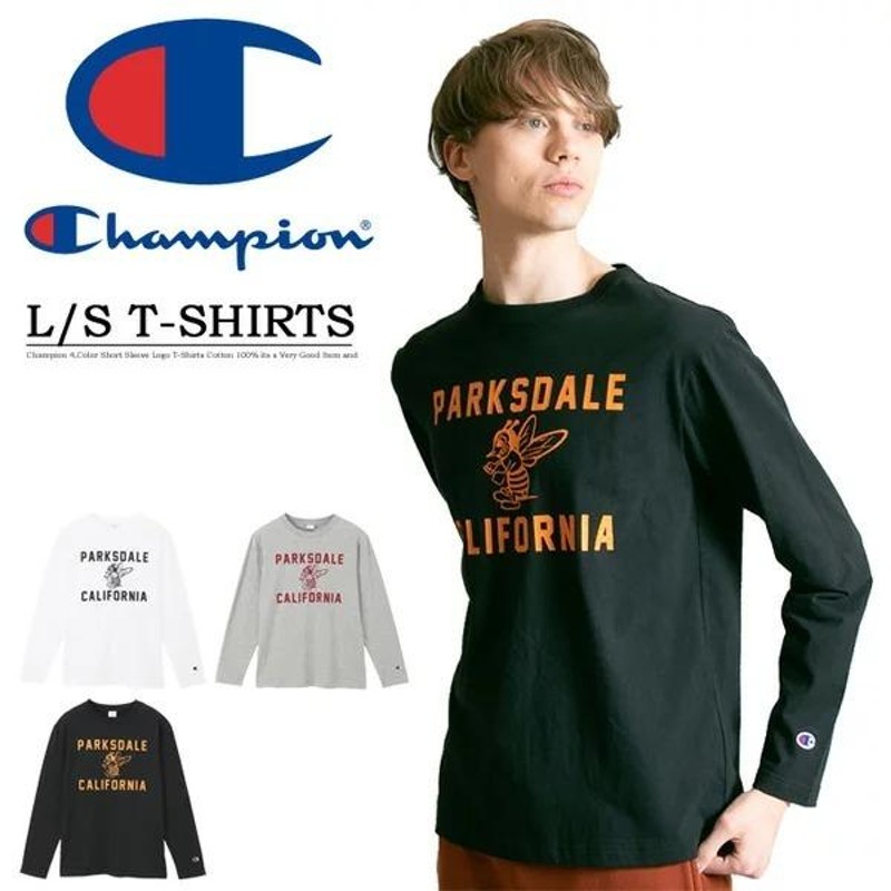 SALE セール Champion チャンピオン カレッジプリント 長袖 Tシャツ メンズ レディース ユニセックス 長T ロンT C3-U420 |  LINEブランドカタログ