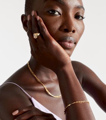 Suzanne Kalan Block-Chain Medium 18kt gold bracelet