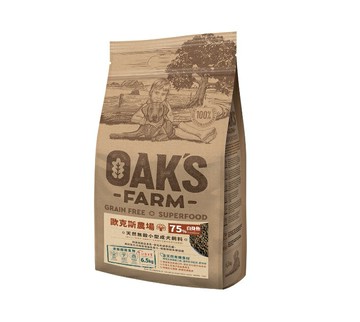OAKS 歐克斯 天然有機無穀小型成犬飼料- 白身魚 6.5KG 皮膚敏感 提升消化吸收 高適口性 犬糧
