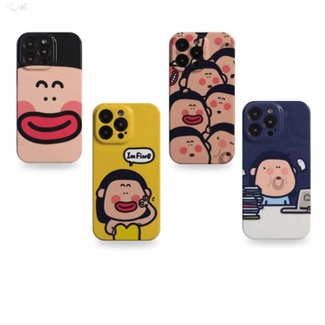 可愛丑萌小人適用蘋果17Pro手機殼iPhone17/X菲林16plus全包14Pro