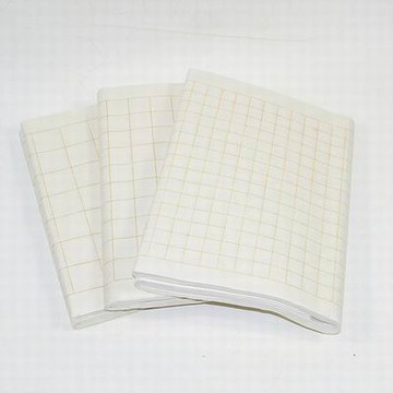 【四尺對開小楷方格宣紙-34*138cm-50張/包-1包/組】純手工白色格子抄經抄50遍心經小楷書法用-30034