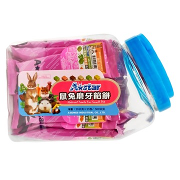 A star 鼠兔磨牙餅 苜蓿草胡蘿蔔口味  1罐