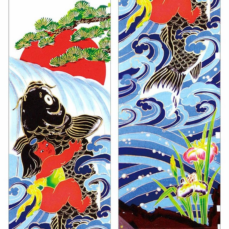 楽天市場】武者絵のぼり 武者絵幟 4m 手描き 黄金 太閤 ポール付