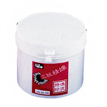 【文具通】LIFE 徠福 艾絨 朱肉 補充用 印泥 泥狀 5兩入 2285# G1010053【領券滿額再折千12/31止】