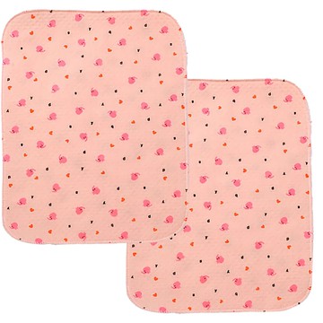 kiret 嬰兒汽座推車專用 棉柔透氣超吸水防水隔尿墊  顏色隨機  1組