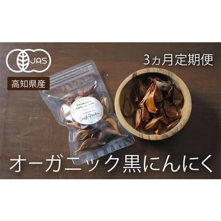 ふるさと納税 定期便 3回 黒 ニンニク 産地直送 有機野菜 健康食品 小分け パック セット 高知県 須崎市 高知県須崎市