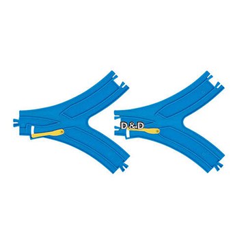 《 TAKARA TOMY 》PLARAIL鐵道王國 R-12 8字型轉轍器 東喬精品百貨