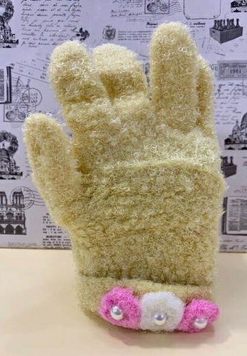 【震撼精品百貨】日本精品百貨 日本禦寒魔術針織套(素面)-黃#54222 震撼日式精品百貨