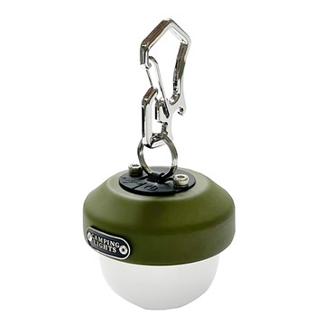 LifeShopping 復古露營背包燈 LED燈珠 三種燈光模式 IPX4 防潑水外殼  1個  綠色