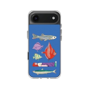 iPhone Air Clear Case（相機按鈕） 透明 - Chubbynida - 悠游海之詩