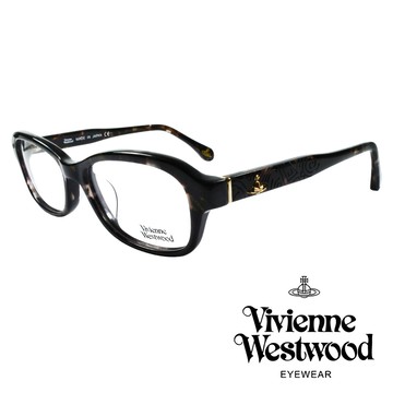 Vivienne Westwood 英國薇薇安魏斯伍德搖滾線條壓紋光學眼鏡(咖琥珀)VW31804