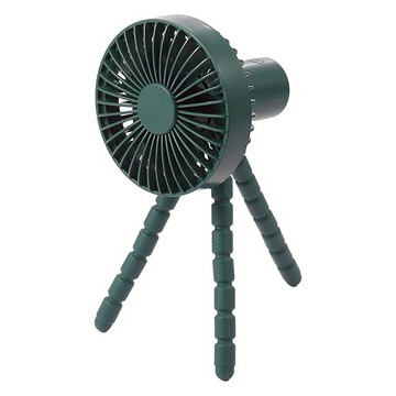 USB八爪魚隨身三腳架風扇  綠色  單一商品