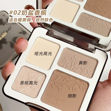 【TreeShop】瑪可安迪 高光 修容盤 霧面 自然 提亮 鼻影 陰影 側影組合 一體盤 打亮盤 便宜打亮 隔日到貨