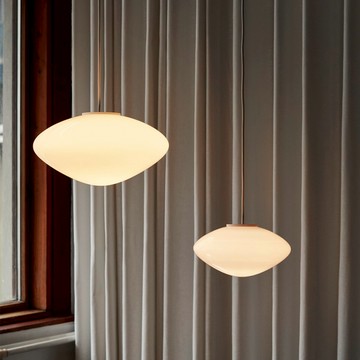 丹麥 &Tradition Mist AP15 小型吊燈 霧白