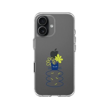 iPhone 17 Clear Case（相機按鈕） 透明 - Minimalist Lifestyle / 極簡生活 - 貓的形狀