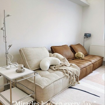 免運 北歐布藝沙發陽臺臥室科技布豆腐塊懶人沙發小戶型客廳組合懶人椅