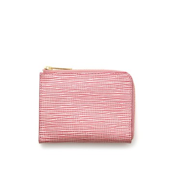 Iro-kasane L型短夾-珊瑚粉