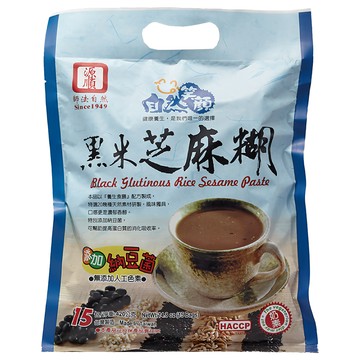 源順食品 自然笑顏 黑米芝麻糊 420g 沖泡方便 早餐下午茶宵夜皆宜  1袋