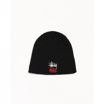 AirRoom 正品 2025AW STUSSY WAFFLE SKULLCAP 刺繡 字體 LOGO 帽子 毛帽 現貨