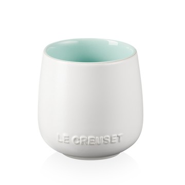 LE CREUSET -瓷器花蕾系列馬克杯250ml (棉花白/甜薄荷)
