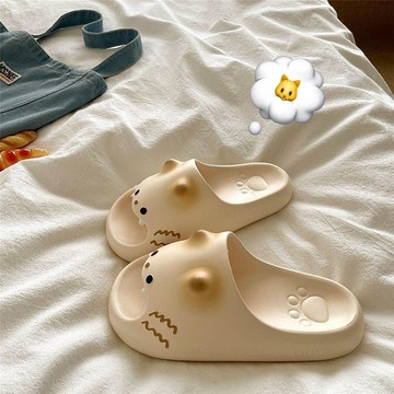 8642 人好物收錄🎆親子款厚底拖鞋女透氣網面夏季居家軟底防摔多色可選舒適貼合M4G3