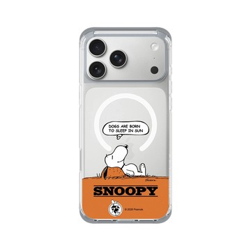 iPhone 17 Pro Max ClearX (MagSafe 兼容) 霜透灰 - 史努比 Snoopy 75th Anniversary - 75週年-休息一下