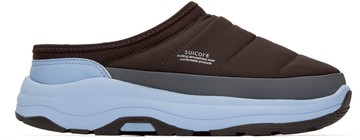SUICOKE SSENSE 独家发售棕色 Pepper-LO-ab 穆勒鞋