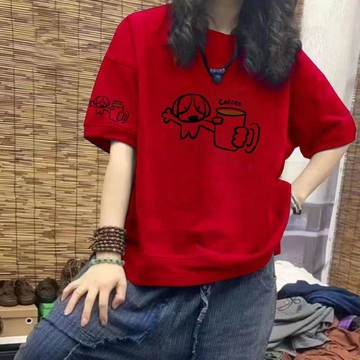 台灣现貨 純棉t恤 女生上衣 夏天短袖 韓系上衣 oversize 上衣 短袖女 短袖t恤女 大尺碼上衣 圓領短袖 短t