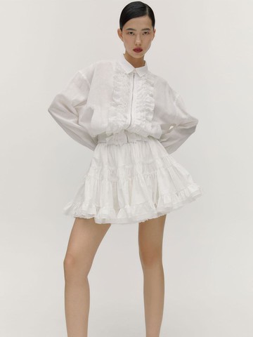 Triple-Layered Mini Skirt
