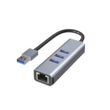 免驅USB HUB有線網卡typec轉網線接口外置RJ45網卡轉換器千兆網卡【宜家良品百貨】