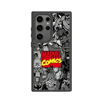 Galaxy S24 Ultra SolidSuit 黑 - 迪士尼-漫威 Marvel - 漫威英雄-漫畫標誌