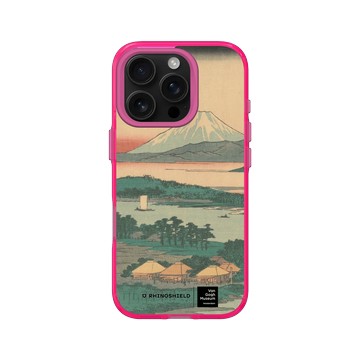 iPhone 16 Pro Clear 粉漾桃 - Van Gogh Museum - 川崎：鶴見川上的生麥村 - 歌川廣重
