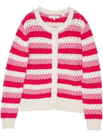 Chinti & Parker - crochet-knitted cardigan - women - Cotton - M - Pink