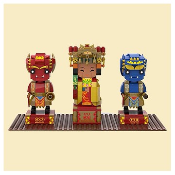 TRUE WAY TOY~白沙屯媽祖積木系列-白沙屯媽祖積木組合(1組入)