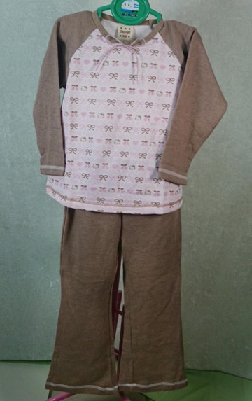 【震撼精品百貨】Hello Kitty 凱蒂貓~童裝_長袖衣褲_櫻桃粉