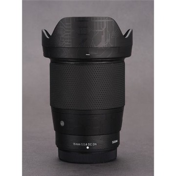 美本堂適用適馬16F14 貼紙鏡頭貼膜富士口1614保護膜16mm F1.4帖