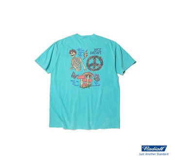 Radiall Flash Crew Neck T-Shirt S/S聯名洗舊噴墨上衣(兩色)