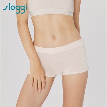 sloggi-GO ALLROUND全方位無限彈力系列中腰平口褲 蒙布朗棕