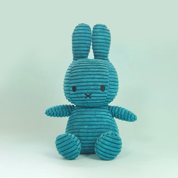 BON TON TOYS｜Miffy米菲兔ECO燈芯絨填充玩偶-限量版 北海藍 23cm