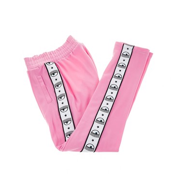 CHIARA FERRAGNI 限量季節款眨眼休閒運動款長褲 (粉紅)